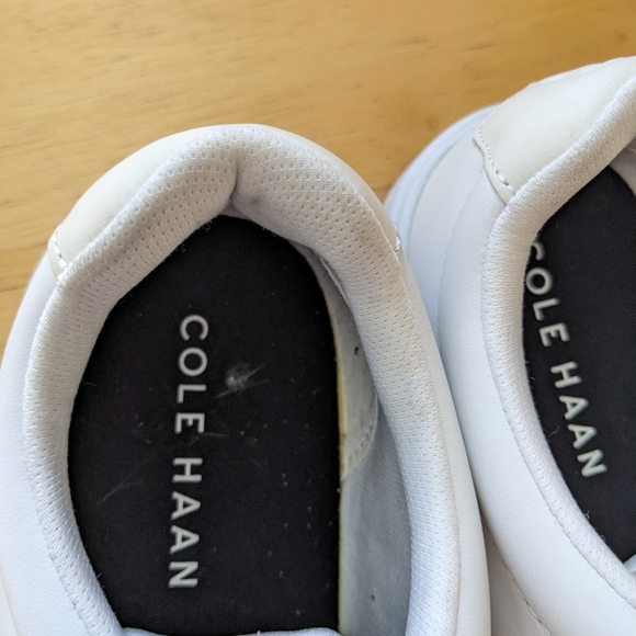 Cole Haan Grand Crosscourt Traveler White Men's 8 Leather Oxford Sneaker C36656 - Picture 7 of 9